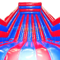 Structure gonflable de jeu extérieur FunWorld avec toboggan, installation facile, taille personnalisable, bâche en PVC 0,55 mm, impression numérique, usage commercial