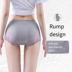 Braguitas <span class=keywords><strong>de</strong></span> Encaje Sexy para Mujer, Braguitas Sin Costuras <span class=keywords><strong>de</strong></span> Talla Grande, Ropa Interior Sexy para Mujer, Braguitas Cortas <span class=keywords><strong>de</strong></span> Algodón Transparentes para Mujer - Product Image 6