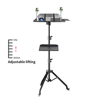 Support de bureau pour ordinateur portable professionnel, support de projecteur, trépied réglable en longueur 90-145 cm, capacité de charge 10 kg, marque SH