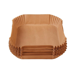 Luftfritteusen-Pergamentpapier-Einlagen Antihaft-Korbmatte Bratpfannen-Unterlage Fettdichtes Einweg-Luftfritteusen-Papier - Product Image 1