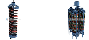 Concentrador de minería, planta de lavado de cromo, recuperación de arena de sílice, procesamiento de mineral de oro, equipo de tolva en espiral - Product Image 5