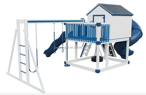 <span class=keywords><strong>Area</strong></span> <span class=keywords><strong>Giochi</strong></span> Esterna Personalizzata di Alta Gamma, Decorazione per Giardino e Cortile, Parco <span class=keywords><strong>Giochi</strong></span> con Scivolo e Altalena in Legno e Plastica, Vendita Diretta dalla Fabbrica - Product Image 3