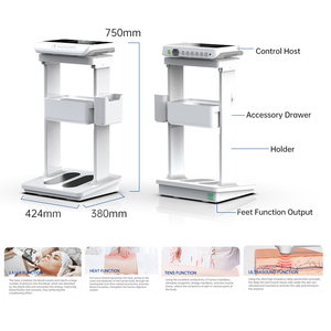 Alat pijat kaki multifungsi, perangkat pijat <span class=keywords><strong>TENS</strong></span> frekuensi sedang rendah dengan banyak Aksesori - Product Image 2