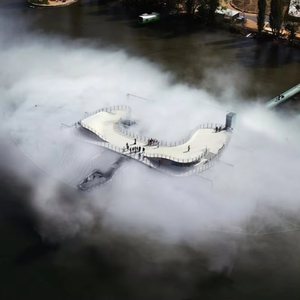 Máquina de Pulverización de Niebla Fría a Alta Presión, Sistema de Enfriamiento por Nebulización de Agua para Paisajismo en Hoteles y Resorts - Product Image 1
