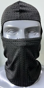 <span class=keywords><strong>Masque</strong></span> de ski strass noir entièrement glacé tendance mode Yeat Sheisty cagoule <span class=keywords><strong>rappeur</strong></span> Bling <span class=keywords><strong>masque</strong></span> facial capuche taille unique - Product Image 3