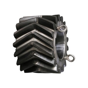 Engrenages en chevrons usinés en usine pour les aciéries, les machines métallurgiques et minières, la transmission, les pièces de machines métallurgiques - Product Image 3