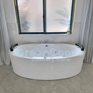<span class=keywords><strong>Bañera</strong></span> de <span class=keywords><strong>hidromasaje</strong></span> <span class=keywords><strong>ovalada</strong></span> de acrílico blanco para adultos, <span class=keywords><strong>bañera</strong></span> de <span class=keywords><strong>hidromasaje</strong></span> independiente para dos personas - Product Image 3
