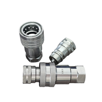 Coupleur rapide hydraulique d'échange de série ANV de Type Poppet BSP de ISO-A personnalisé en gros 3/4 "de l'usine de Chine