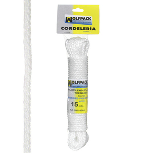 Corda Intrecciata in Plastica Bianca (Gomitolo da 15 m) - Product Image 1