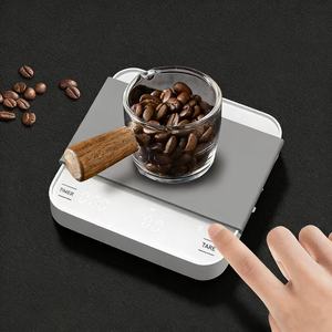전문가용 핸드 드립 커피 저울 배터리 구동 강화유리 계량 및 타이밍 스케일 전자 커피 저울 - Product Image 3