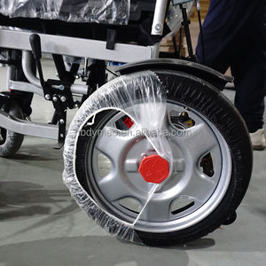 Contrôleur intelligent de voyage à 4 roues en acier Portable aide pliable réglable Anti-basculement pour <span class=keywords><strong>fauteuil</strong></span> <span class=keywords><strong>roulant</strong></span> à moteur électrique de soins à domicile - Product Image 5