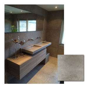 Prezzo a buon mercato di ceramica grigio cemento sguardo pavimento di piastrelle hotel lucido smaltato 24x24 grigio piastrelle di ceramica - Product Image 2