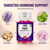 Fournisseur d'usine Distributeur Stock B2B Bonbons Gommeux Dong Quai Gingembre PMS Cohosh Noir Onagre Énergie Naturelle Immunité