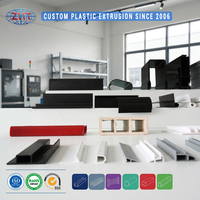 Profilé d'extrusion PVC sur mesure, bande de protection en plastique UHMWPE à très haute masse molculaire pour installations de télécommunications, anneau quadruple