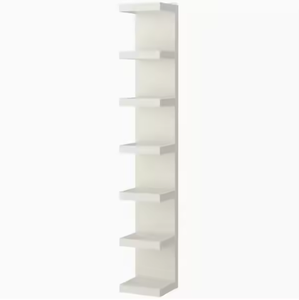 Étagère à livres verticale en bois intégrée au design moderne, gain de place, étagère à livres <span class=keywords><strong>invisible</strong></span> qui se penche contre le mur - Product Image 5