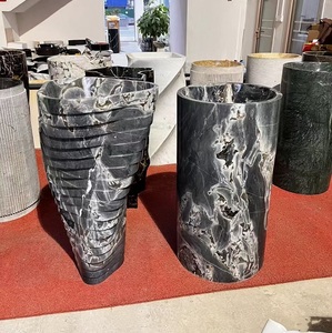 Thiết kế đẹp thiên nhiên đá cẩm thạch bệ Sinks miễn phí đứng đá chìm cho phòng tắm - Product Image 6