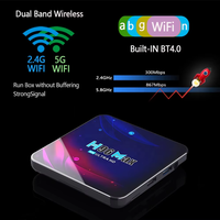 H96 MAX IP RK3318 Quad Core 4K Reproductor Multimedia Inteligente con Internet y Streaming, Premium Google Android Pro Set Top TV Box