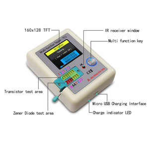 <span class=keywords><strong>LCR</strong></span>-TC1 1.8 inç renkli ekran diyot triyot direnç güç kaynakları için çok fonksiyonlu TFT arka işık transistör test cihazı - Product Image 3
