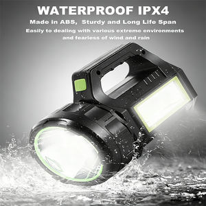 ไฟฉาย LED พลังงานแสงอาทิตย์แบบชาร์จไฟได้ กันน้ำ สว่างพิเศษ ไฟฉายมือถืออเนกประสงค์ สำหรับตั้งแคมป์ ทำงาน และใช้ในกรณีฉุกเฉิน - Product Image 5