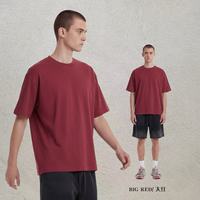 T-shirt Homme Oversize en Coton 230 GSM de Haute Qualité, Personnalisable avec Logo, Respirant, Manches Courtes, Vierge pour Impression