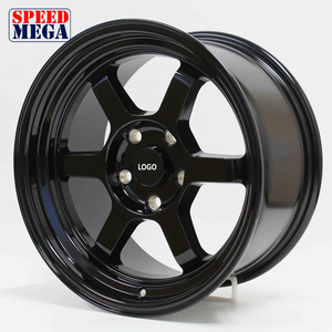 ล้อแม็กซ์ Speed Mega 17x8.0J น้ำหนักเบา 6 ก้าน ขอบลึก 5x114.3 ET35 ผ่านการรับรอง JWL VIA DOT-T รับน้ำหนักได้ 690 กก. สีดำ - Product Image 2