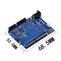 Placa de Desarrollo Arduino UNO R3 ATmega328P con Cable USB para Arduino UNO Compatible
