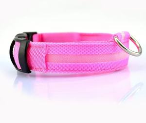 애완 동물 LED 개 목걸이 조정 가능한 플래시 충전 배터리 애완 동물 목걸이 반사 LED 개 애완 동물 목걸이 야간 분리 방지 - Product Image 6