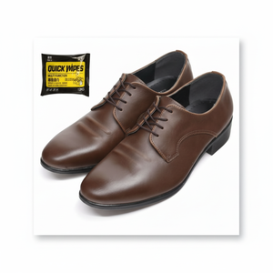 Scarpe eleganti da uomo e oxford mocassini in vacchetta di grandi dimensioni in 2 colori con Set di tessuti per la pulizia delle scarpe - Product Image 1