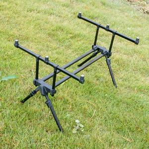 Soporte de Caña de Pescar Telescópico Plegable de Aleación de Aluminio de Alta Resistencia, Estilo Europeo, con Múltiples Soportes para Pesca de Carpa <span class=keywords><strong>y</strong></span> Lanzamiento - Product Image 4