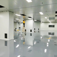Système de salle blanche modulaire ISO 5 6 7 8 Classe 100-100000 Clé en main avec CVC, AHU, MAU pour GMP, Pharmaceutique, Hôpital, Salle d'opération
