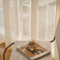 Innermor Style japonais or rêve Flash pure fenêtre Tulle rideaux luxe chambre salon décor
