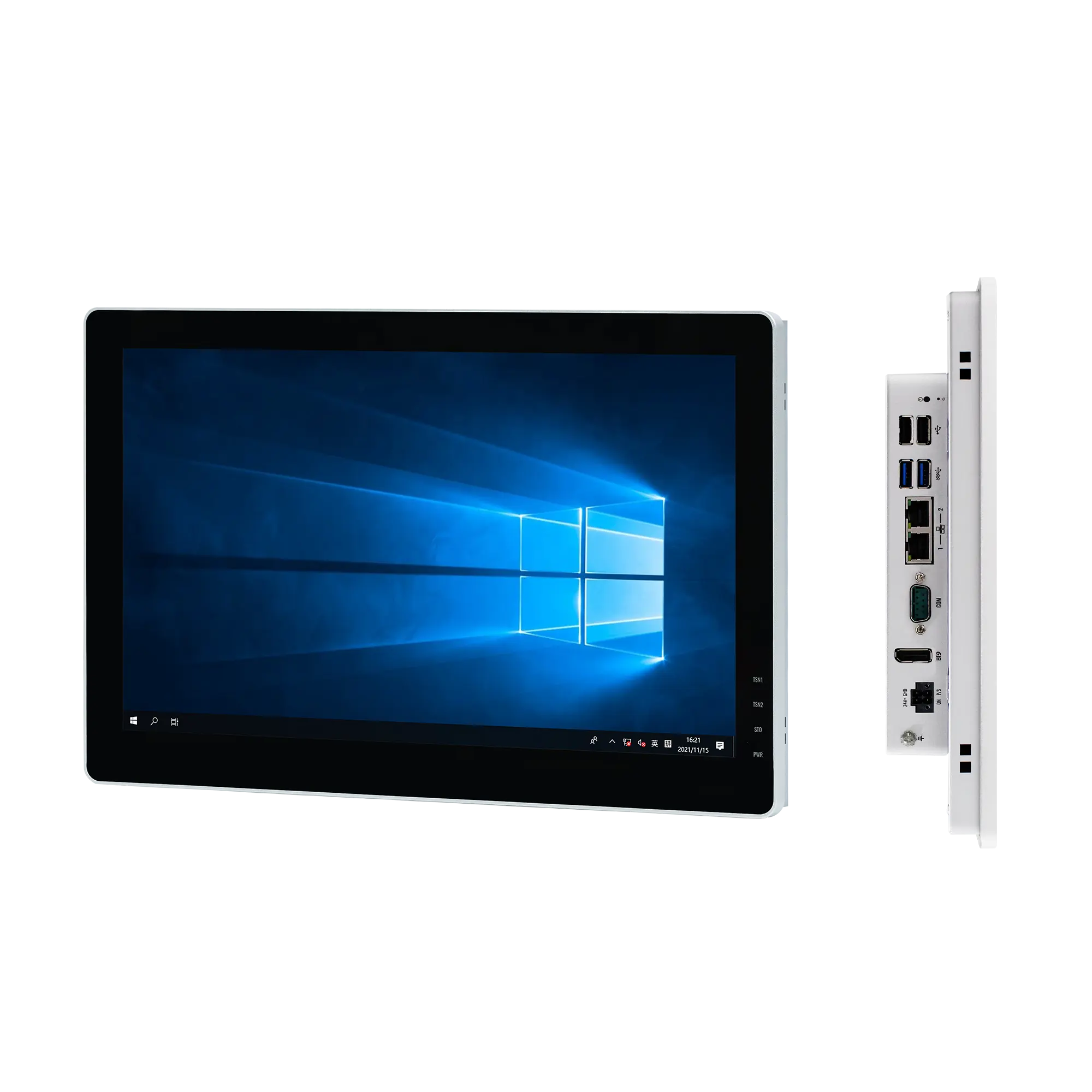 PoE function 10.1 inch Capacitive Touchscreen all in one panel pc tablet computer Intel J6412 support Windows 11 Linux