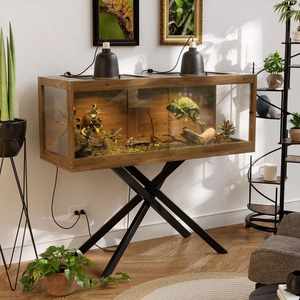 Caja de Cría para Tortugas de Madera Maciza Ecológica con Certificación FSC, Nido para Mascotas para Codornices, Palomas, Loros, Cría de Pollitos en Interiores, Aislada - Product Image 3