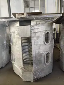 China price 100kg 200kg 500kg scrap metal cast iron steel induction melting furnace machine