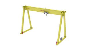 Grue à portique mobile OEM d'usine de 5 tonnes Grue à portique à poutre unique Petite grue à portique Rail de pneu en caoutchouc - Product Image 3