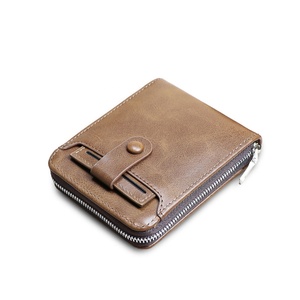 Custom <b>RFID</b> <b>Wallets</b> Zipper Men's Leather Coin Pocket Purse Leather Card Holder <b>Wallet</b> Mens PU Leather <b>Wallet</b> - Product Image 1