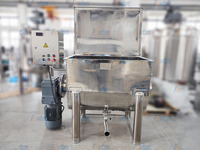 Mélangeur à ruban horizontal en acier inoxydable pour poudre alimentaire