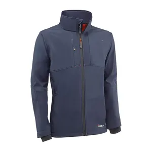 Parka - 894DNNEW S New Aston - Colore: Blu Navy / Arancione # Giacca antivento con fodera in micropile e membrana - Product Image 1