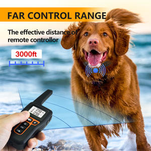 3300 Fuß Hundetrainingshalsband mit Fernbedienung innovatives IPX7 wasserdicht mit 3 Trainingsmodi wiederaufladbares elektronisches Halsband für alle Rassen - Product Image 2