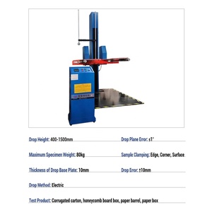Factory Direct ISO Doppelarm-Fall prüfgerät OEM-Industrie karton Doppelarm-Fall-und Druck widerstands prüfmaschine - Product Image 4
