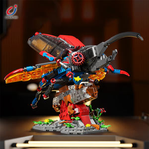 Set <span class=keywords><strong>de</strong></span> Bloques <span class=keywords><strong>de</strong></span> Construcción <span class=keywords><strong>de</strong></span> Insectos Chengji, Decoración Creativa, Simulación, Cognición, Educación, Juguetes <span class=keywords><strong>de</strong></span> Animales Mecánicos - Product Image 2