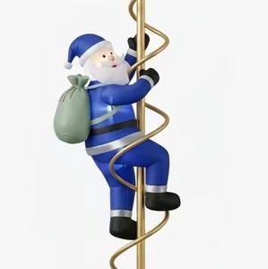 Santa Claus Inflable Gigante con Luces LED de Alta Visibilidad para Publicidad Comercial en Exteriores, Promoción de Marca, Decoración - Product Image 6