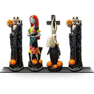 Ensemble de Figurines de cauchemar ~ 4 paquets de Statues avec <span class=keywords><strong>Jack</strong></span> <span class=keywords><strong>Skellington</strong></span>, rally et Zero - Product Image 2