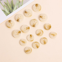 Boutons en résine polyester lavables, personnalisés, à dos plat, 4 trous, en forme de cœur, carré et étoile, pour manteaux, chemises et accessoires de couture – Vente en gros