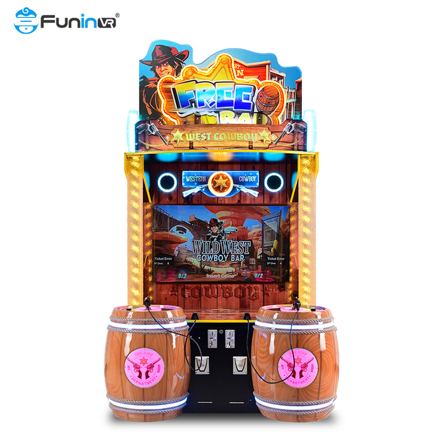 Children's for Arcade Game Machine with Flashing Lights English Language Steel Construction for Parks & Arcades