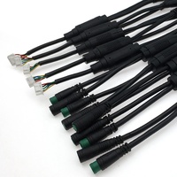 Kit de conversion de vélo électrique IP65, câble Ebike M8, étanche, connecteurs mâles et femelles 2 PIN, 3 PIN, 4 PIN, 5 PIN