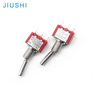 MTS-112B1 6 mét đơn cực chuyển đổi chuyển đổi 3-pins 2-Way ON/on 2-positionsreset ngắn phẳng xử lý chuyển đổi chuyển đổi 2A/250VAC 5A/125VAC - Product Image 4