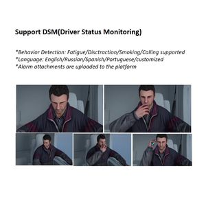 Système d'alarme de détection de fatigue, de fumage et d'appels Richmor AI DSM, système d'alarme de zone aveugle BSD, système d'alarme de surveillance de chariot élévateur - Product Image 3
