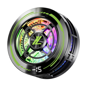 Mobile Phone Heatsink HZ04 RGB LED Type C USB Cooling Fan With Magnetic Clip For Smartphone Cooling - Product Image 1
