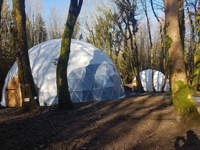 Maison en dôme transparent, dôme de luxe, géomoco géomobjet pour glamping, offre spéciale